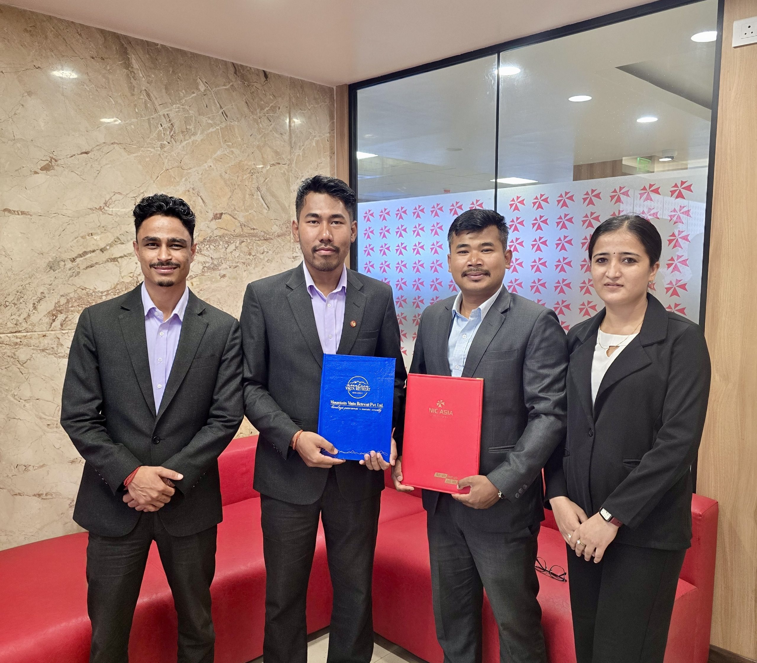 एनआईसी एशिया बैंकका ग्राहकलाई माउन्टेन भिस्टा रिट्रिटमा १०% छुट