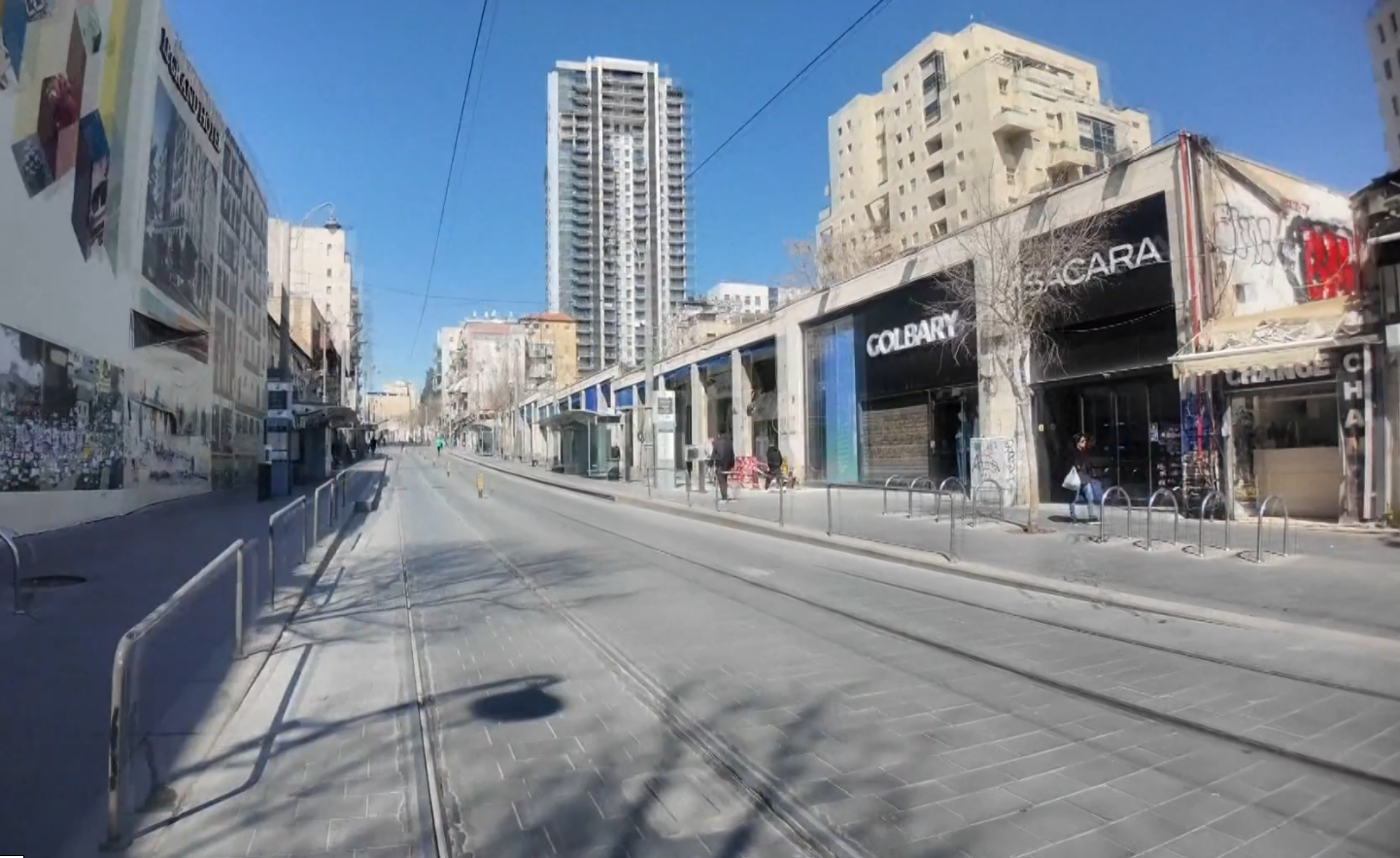 इरान विरुद्ध आक्रमणको असर : जेरुसेलम शहरका सडकहरू शान्त