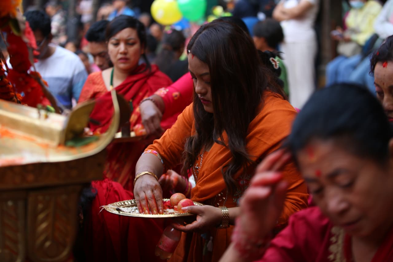 मध्यपुर थिमिमा सिन्दूर जात्रा मनाइँदै (तस्बिरहरु)