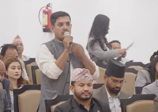 लापिलाङ पहिरोबारे सांसद खरेलको ध्यानाकर्षण : तत्काल समाधानको माग