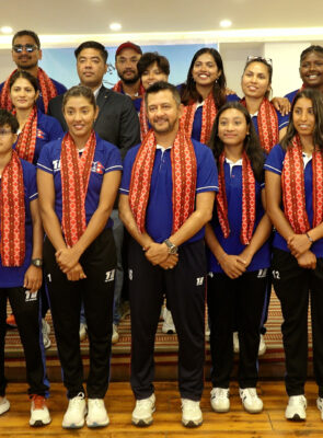 आईसीसी वुमेन्स च्यालेन्ज ट्रफी खेल्ने नेपाली टोलीको बिदाइ